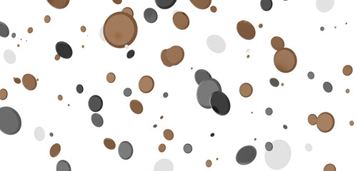 confetti png. Gold confetti falls from the sky.