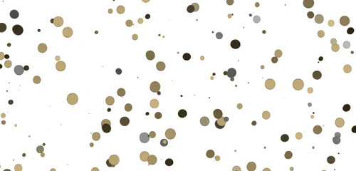 Euphoric Eruption: Magnificent 3D Illustration Showcasing Bursting gold Confetti