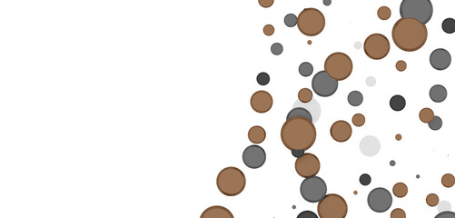  Multicolored confetti on white