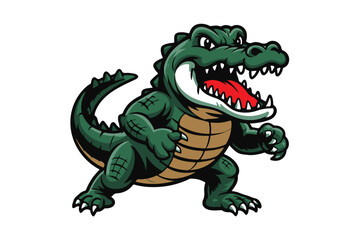  crocodile fierce illustration vector