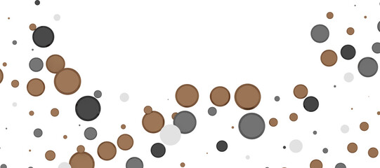 Sparkling Jubilation: Breathtaking 3D Illustration of Sparkling gold Confetti Celebration