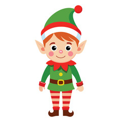 Christmas  elves isolated on white background