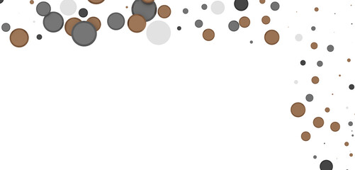 confetti png. Gold confetti falls from the sky.