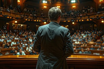 Fototapeta premium Tips for Delivering a Compelling and Persuasive Presentation with Impactful Communication and Audience Engagement