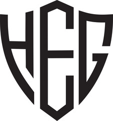 Fototapeta premium HEG Sheild logo.eps