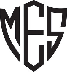 Fototapeta premium MES Sheild logo.eps
