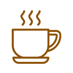 Hot Coffee & Tea Cup Icon Set