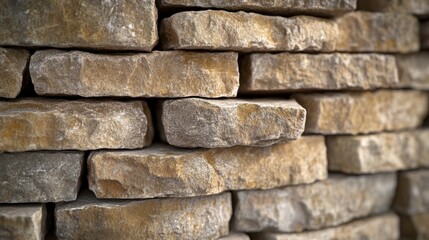 Naklejka premium Mason stacking bricks for a new outdoor wall. Featuring strength and precision