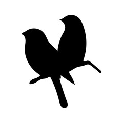 Silhouettes  birds design