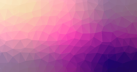 Abstract Pink Purple Low Poly Geometric Background, Gradient Triangles, Modern Mosaic Pattern, Vector Illustration, Digital Wallpaper, Trendy Design, Creative Texture for Web, Print, Presentation, and