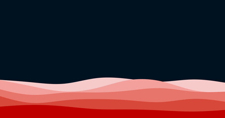 Abstract Red and Pink Waves Background: Modern Minimalist Design for Presentations, Websites, and Social Media.  Seamless Pattern, Gradient Colors, Layered Texture, Soft Curves, Dynamic Flow, Elegant 