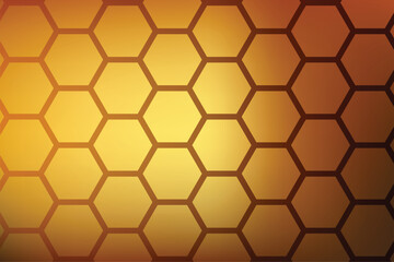 Geometric Gradient Mesh in Gold Colour Abstract Background