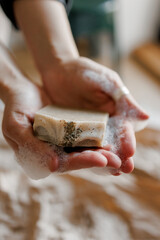 natural handmade craft soap with natural ingredients