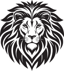 lion head vector