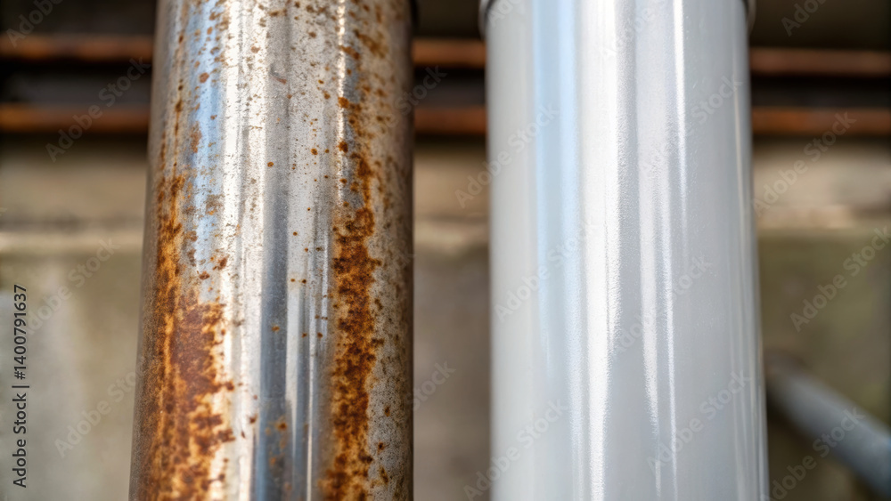 Poster image showcases pipes that highlight importance of boiler maintenance to prevent scale buildup in pi