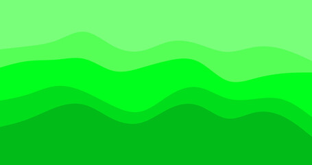 Abstract Green Wave Background: Modern Gradient Design for Web & Social Media