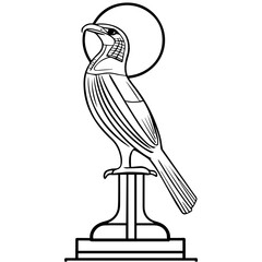Horus – The falcon-headed god of kingshi