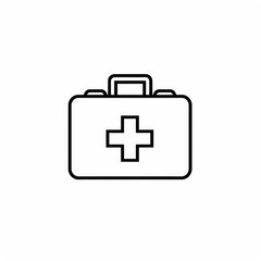 Obraz premium Medical First Aid Kit Icon
