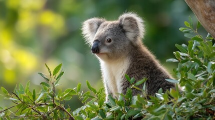 Obraz premium Cute koala in a tree (1)