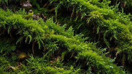 Fototapeta premium moss on the tree