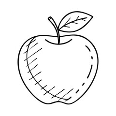 apple icon, apple vector illustration-simple illustration of apple, perfect for apple logos and icons