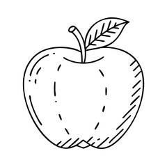 apple icon, apple vector illustration-simple illustration of apple, perfect for apple logos and icons