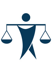 logo design with human scale theme v