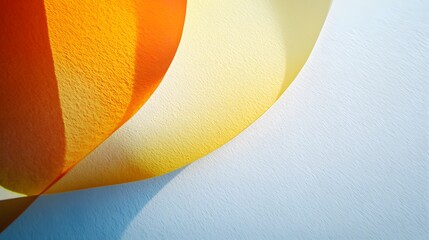 Abstract colorful paper swirls create a dynamic and textured background design.