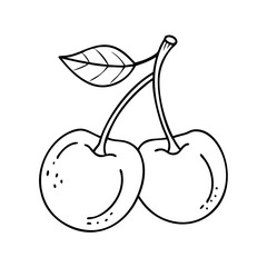 capulin cherry icon, capulin cherry vector illustration-simple illustration of capulin cherry, perfect for capulin cherry logos and icons