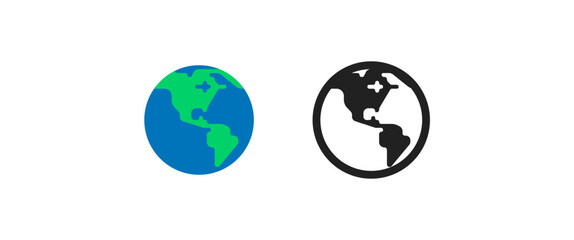 Globe Showing Americas
