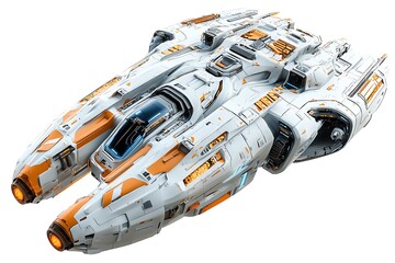 Nano-Tech Digital Spaceship with Self-Repairing Abilities.