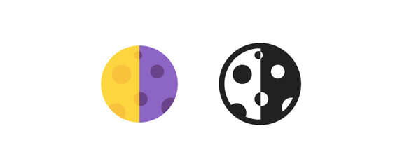 Obraz premium Last Quarter Moon 