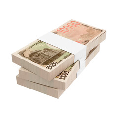 3D Asset - 10,000 Japanese Yen Banknote with Isolated Background