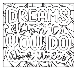 Motivational Quotes Coloring Pages