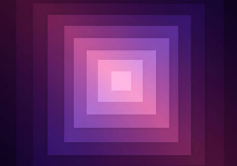 Abstract Geometric Background with Nested Purple and Pink Squares