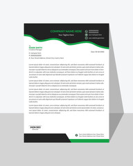 Modern business and corporate letterhead template