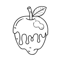 ice apple icon, ice apple vector illustration-simple illustration of ice apple, perfect for ice apple logos and icons