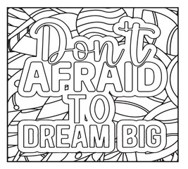 Motivational Quotes Coloring Pages