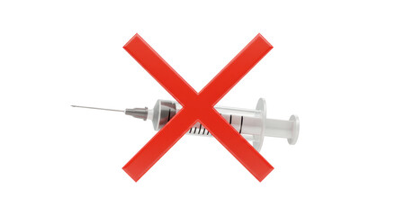 Isolated No Syringe Sign