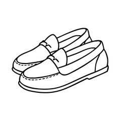 loafers icon, loafers vector illustration-simple illustration of loafers, perfect for loafers logos and icons