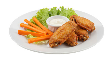 Isolated Chicken Wings