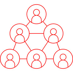 Group Class icon single vector illustration