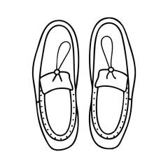 moccasins icon, moccasins vector illustration-simple illustration of moccasins, perfect for moccasins logos and icons