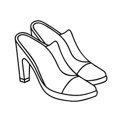 mules shoes icon, mules shoes vector illustration-simple illustration of mules shoes, perfect for mules shoes logos and icons