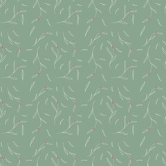 seamless pattern with leaves