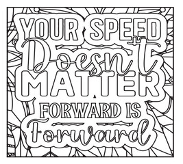 Motivational Quotes Coloring Pages
