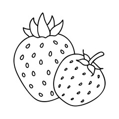 pineberry icon, pineberry vector illustration-simple illustration of pineberry, perfect for pineberry logos and icons