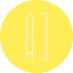 Learning Tools icon single vector illustration