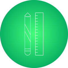 Learning Tools icon single vector illustration