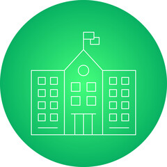 University icon single vector illustration